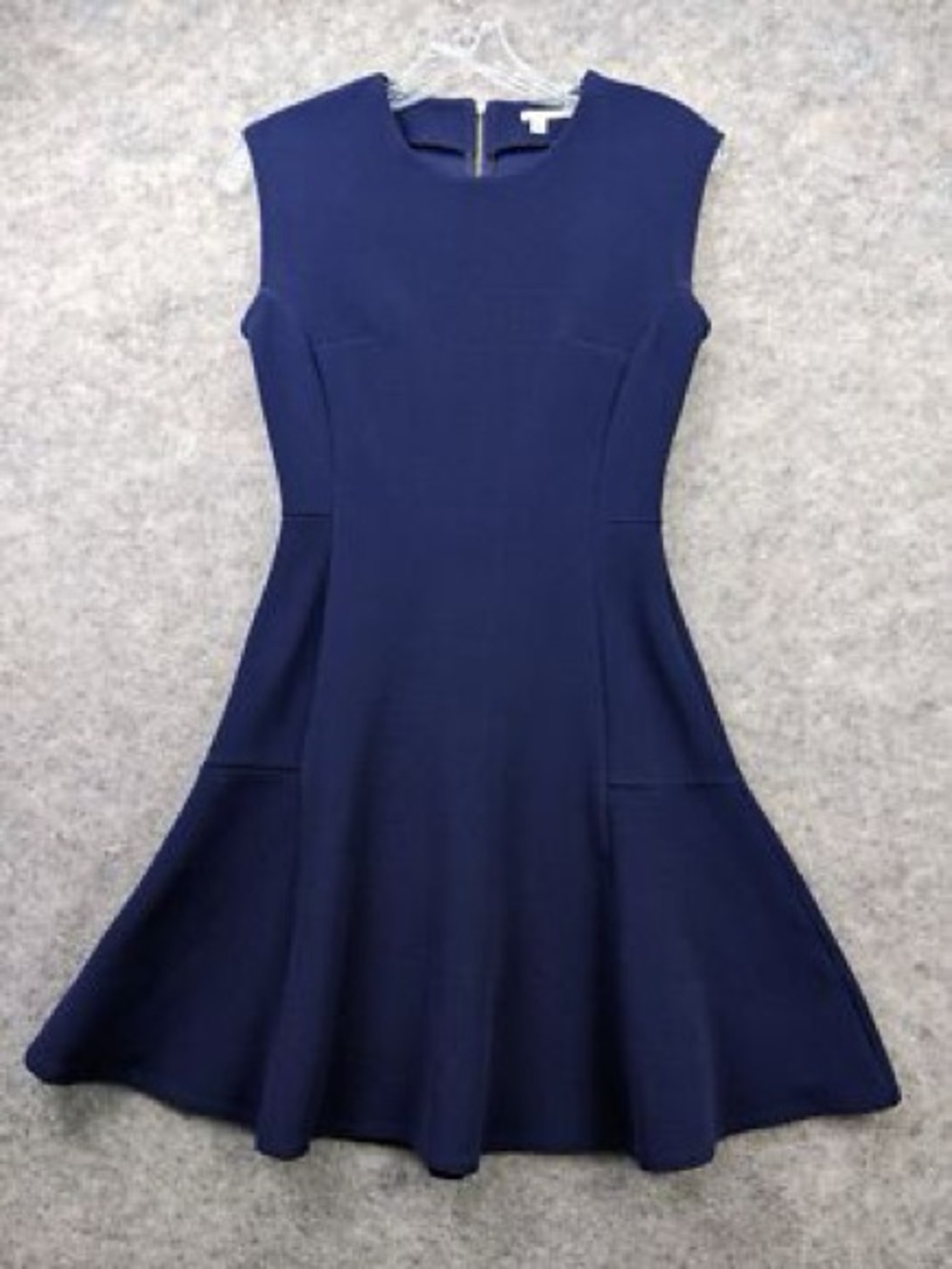 Halogen Ribbed Sleeveless Fit and Flare
Dress Size L NWT Navy Blue
